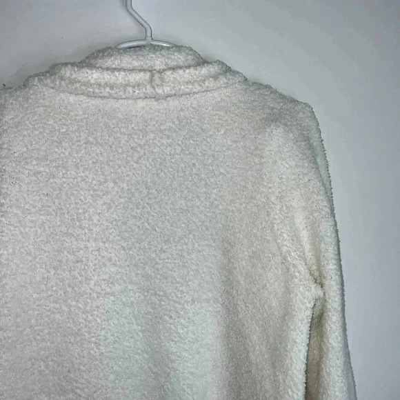 Lilly Pulitzer Basia Textured Cozy Cardigan in Coconut Cream Ivory - Picture 13 of 13